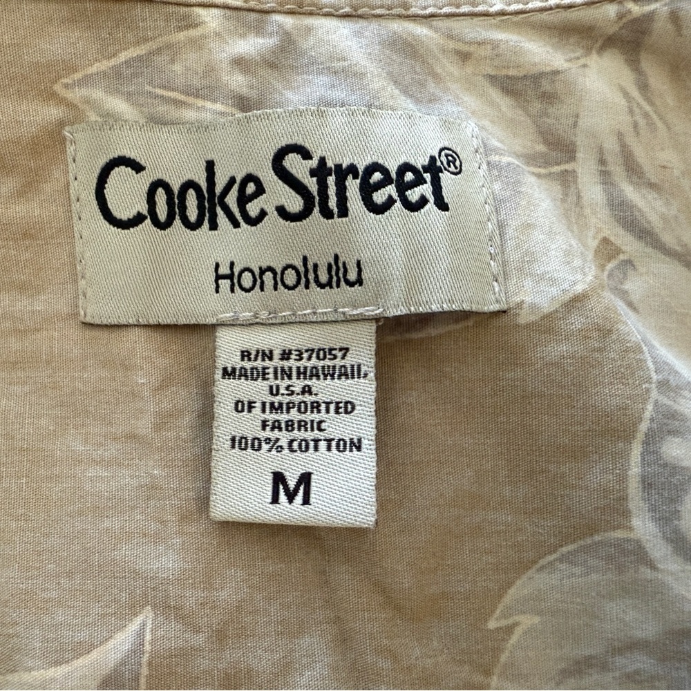 COOKE STREET Honolulu Aloha Hawaiian Tropical Shirt Men M Medium - Picture 4 of 5